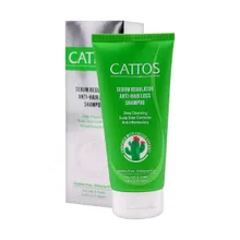 شامپو تقویت کننده موهای چرب کاتوس | Sebum Regulator Anti-hair loss Shampoo - Cattos