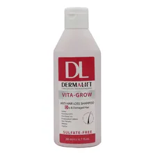 شامپو تقویت کننده موی خشک و آسیب دیده ویتا گرو درمالیفت | Vita-grow Anti-hair loss Shampoo for Dry and Damaged Hair - Dermalift