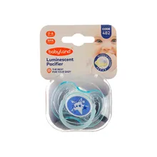 پستانک شب تاب بی بی لند کد 482 | Orthodontic Luminescent Pacifier Code 482 - Baby Land