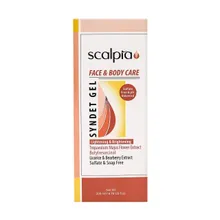 ژل روشن کننده غیر صابونی صورت و بدن اسکالپیا | Lightening and Brightening Cleansing Syndet Gel - Scalpia