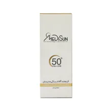 کرم ضد آفتاب رنگی پوست خشک و معمولی SPF50 مدیسان | Tinted Sunscreen Cream for Dry and Normal Skin SPF 50 - Medisun 