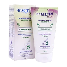 ژل بهداشتی روشن کننده هیدرودرم بانوان | Hydroderm Whita Femme Lightening Intimate Cleansing Gel 150g