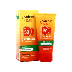 ضد آفتاب فاقد چربی SPF50 آکنه سول پلاس آردن | Ardene Acnesol Plus Sunscreen Cream SPF50