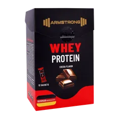 ساشه پروتئین وی کاکائویی آرمسترانگ | Armstrong Protein Whey 12 Sachet