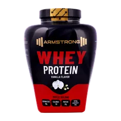 پودر پروتئین وی وانیلی آرمسترانگ 1800 گرمی | Armstrong Whey Protein Vanilla Flavor