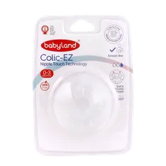 سرشیشه بیبی لند کولیک ایز تا 3 ماهگی 207 | Colic Ez Nipple Touch Technology 3 Months - Babyland