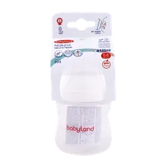 شیشه شیر بیبی لند نچرال تا 6 ماهگی 203 | Natural Silicone Nipple 6Month - Babyland