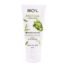 کرم مرطوب کننده پوست خیلی خشک ماچا بیول 60 میلی لیتری | Matcha Nourishing Booster Cream - Biol