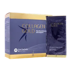ساشه کلاژن گلد مو و ناخن آدریان | Collagen Gold for Hair Sachet - Adrian