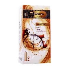 کاندوم تاخیری وانیل کلایمکس 12 عددی | Climax Amazing Condom 12 Pcs