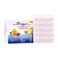 کپسول امگا 3 پلاس دانا | Danaa Omega 3 Plus for Kids & Teens