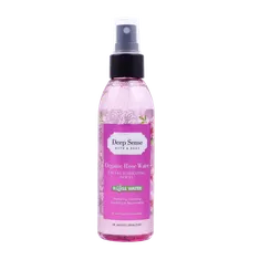 اسپری مرطوب کننده صورت رز دیپ سنس | Organic Rose Water Facial Hydrating Spray - Deep Sense