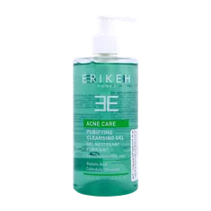 ژل شستشوی صورت اریکه پوست چرب | Purifying Cleansing Gel for Combination to Oily Skin 400 ml - Erikeh