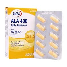 کپسول آ ال آ 400 یوروویتال | ALA 400 Alpha Lipoic Acid - EuRho VITAL