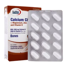 قرص کلسیم سیترات یوروویتال | Calcium Citrate Tablet - Eurho vital