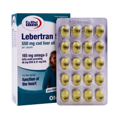 کپسول لبرترن 550 یوروویتال | Lebertran 550 Capsule - Eurho Vital