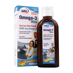 شربت امگا 3 مکس یوروویتال | Omega-3 Max Syrup - Eurho Vital