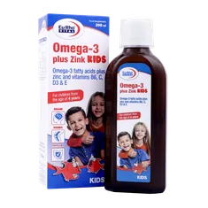 شربت امگا 3 پلاس زینک کیدز یوروویتال | Eurho Vital Omega Plus Zink Kids 200 ml