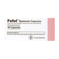 کپسول ففول (فیفول) اینترافارم | Fefol Spansule Capsule Intrapharm  