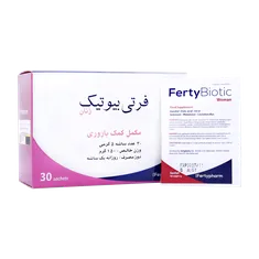 پودر فرتی بیوتیک زنان فرتی فارم | Ferty Pharm Ferty Biotic Woman 30 Sachets