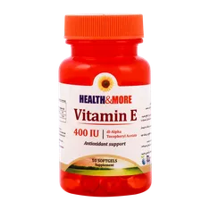 کپسول ویتامین ای 400 هلث اند مور | Vitamin E Softgel - Health & More