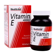 کپسول ویتامین E 400 هلث اید | Vitamin E Softgel 400 IU - Health Aid