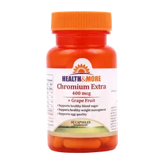 کپسول کروم اکسترا 400 میکروگرمی هلث اند مور | Health & More Chromium Extra Capsule 400 mcg