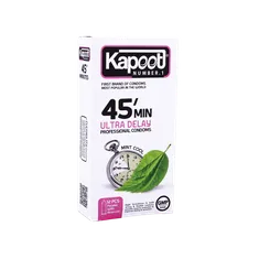 کاندوم تاخیری 45 Minutes کاپوت 12 عددی | 45' Min Ultra Delay 12 Pcs Condoms - Kapoot