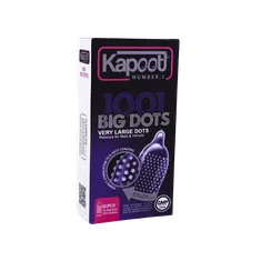 کاندوم خاردار بیگ داتس کاپوت 10 عددی | 1001 Big Dots 10 Pcs - Kapoot 