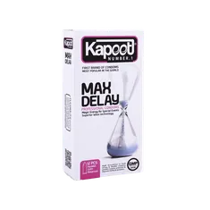کاندوم تاخیری Max Delay کاپوت 12 عددی | Max Delay 12 Pcs Condoms - Kapoot