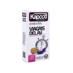 کاندوم تاخیری ویاگریس کاپوت 12 عددی | Viagris Delay 12 Pcs Condoms - Kapoot