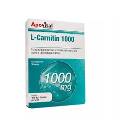 قرص ال کارنیتین 1000 آپوویتال | L-Carnitine Tablet - Apovital