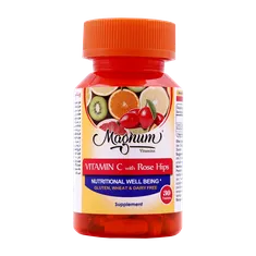 قرص ویتامین C و رزهیپ مگنوم ویتامینز | Magnum Vitamins Vitamin C With Rose Hips tablets
