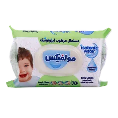 دستمال مرطوب کودک ایزوتونیک مولفیکس | Fresh Clean Isotonic Water Wet Wipe with Baby Lotion - Molfix