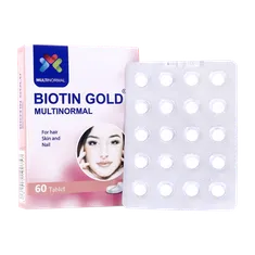 قرص بیوتین گلد مولتی نرمال 2.5 میلی گرم 60 عدد | Multi Normal Biotin 2.5 Mg 60 Tablets