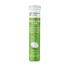 قرص جوشان منیزیم و ویتامین B6 نیچرز پلنتی | Natures Plenty Mangnesium And Vitamin B6 20 Effervescent Tabs