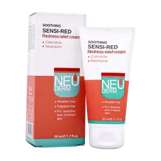 کرم ضد قرمزی سنسی رد نئودرم | Neuderm Soothing Sensi Red Redness Relief Cream For Sensitive And Irritared Skins 50 ml