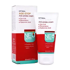 کرم ضد چروک اپتیمال ایج استاپ نئودرم | Neuderm Optimal Age-Stop Anti Wrinkle Cream For All Skins 50 ml