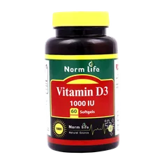 کپسول ویتامین D3 1000 نورم لایف | Norm Life Vitamin D3 1000 IU