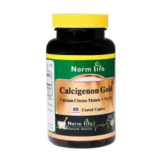 قرص کلسی ژنون گلد نورم لایف | Norm Life Calcigenon Gold 60 Coated Caps