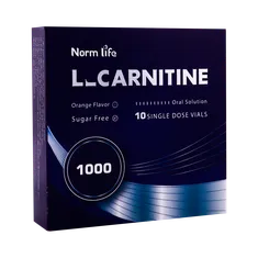 ویال ال کارنیتین 1000 نورم لایف | L-Carnitine Oral Solution - Norm Life