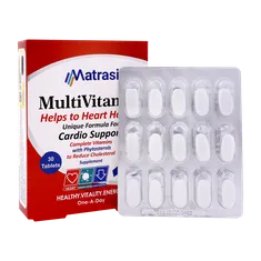 قرص مولتی ویتامین کاردیو ماتراسی | Matrasi Multi Vitamins 30 Tablets