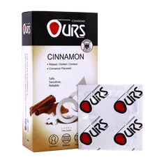 کاندوم خاردار دارچین اورز 12 عددی | OURS  Cinnamon Condoms 12 Pcs 
