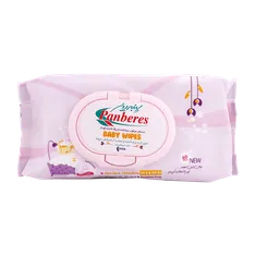 دستمال مرطوب نرم کننده کودک پنبه ریز 60 عددی | Moisturizing Baby wipes - Panberes