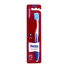 مسواک متوسط ارتودنسی پرمیوم پرسیکا کد P321 | Persica Toothbrushes Medium Premium
