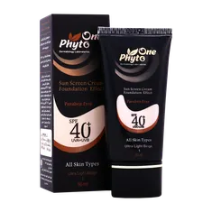ضد آفتاب رنگی کرم پودری SPF40 فیتو وان | Phyto One Sunscreen Cream For All Skin Types