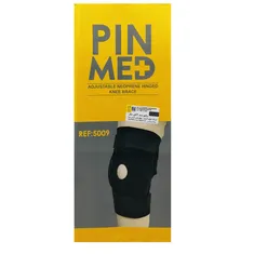 زانوبند مفصل دار قابل تنظیم نئوپرن پین مد کد 5009 | Pin Med Adjustable Neoprene Hinged Knee Brace Code 5009