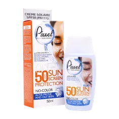کرم ضد آفتاب پوست چرب SPF50 پیکسل | Sunscreen Cream SPF 50 for Acne-prone and Oily Skin - Pixxel