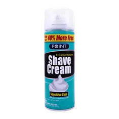 فوم اصلاح مردانه پوینت پوست حساس | Point Sensitive Shaving Foam 400 ml
