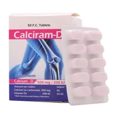 قرص کلسی رام د راموفارمین | Ramopharmin Calciram D 50 FC Tabs